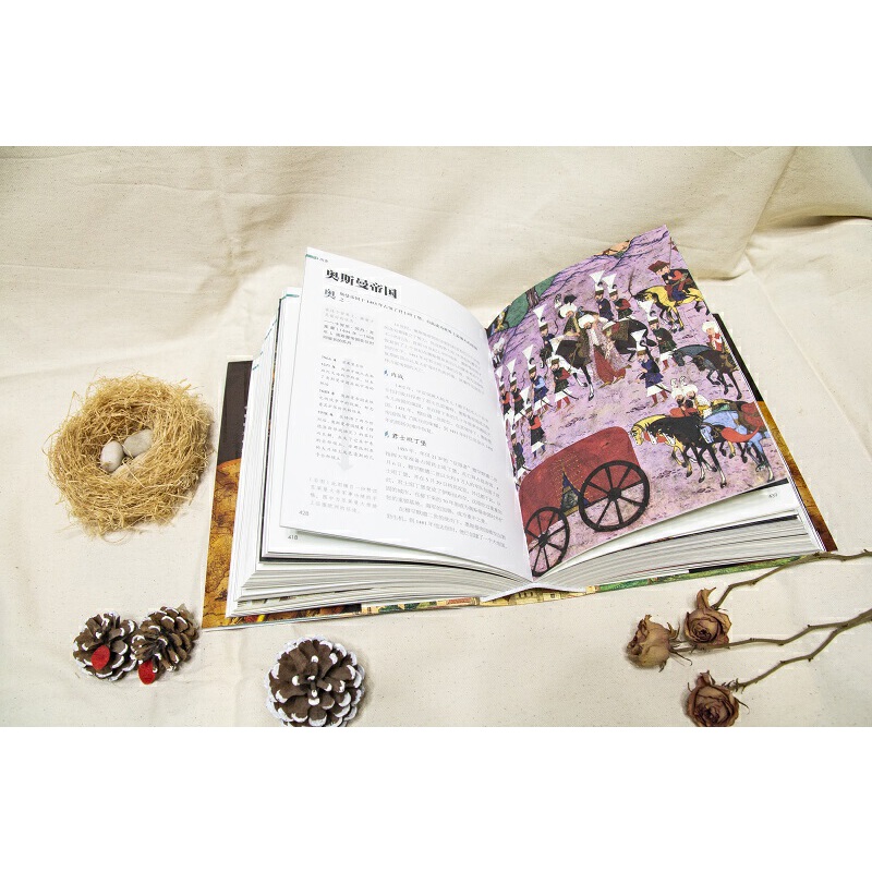 历史地图上的世界简史精装典藏版 世界与人类的起源与发展 世界历史百科全书初中青少年课外阅读书 历史百科正版书籍 新华书店高清大图