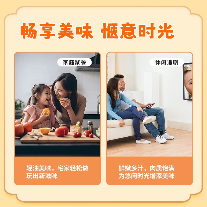 [苏鲜生推荐] 三物纪 奥尔良鸡翅中900g/袋 2袋装 冷冻半成品空气炸锅食材 经典风味 免腌入味高清大图