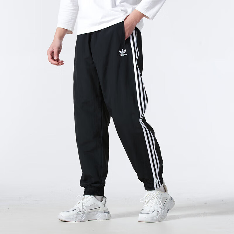 阿迪达斯(adidas)三叶草男裤新款运动裤时尚宽松休闲裤训练梭织长裤KS4245 ZP高清大图