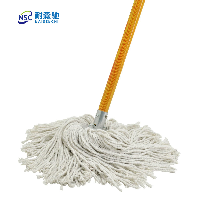 耐森驰 NQT-B25 木杆棉线白拖把 拖把杆长120cm 拖把头长35cm 拖把(计价单位：个) 白