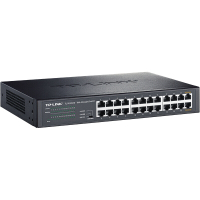 普联(TP-LINK)TL-SG2024D 24口全千兆Web网管 云管理交换机 企业级交换器 监控网络网线分线器