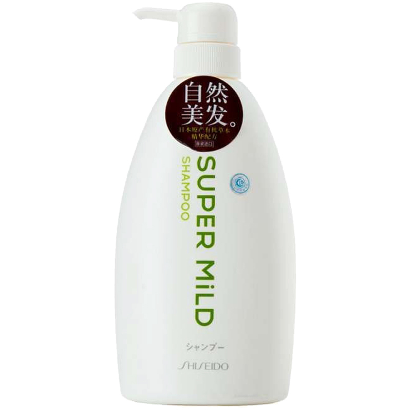SHISEIDO 资生堂旗下 SUPER MiLD 惠润 柔净洗发水 绿野芳香 600毫升 所有发质所有人群(XF)