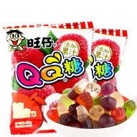 旺仔QQ糖20g荔枝味 旺旺零食品果汁软糖 儿童橡皮糖 休闲零食 童年回忆