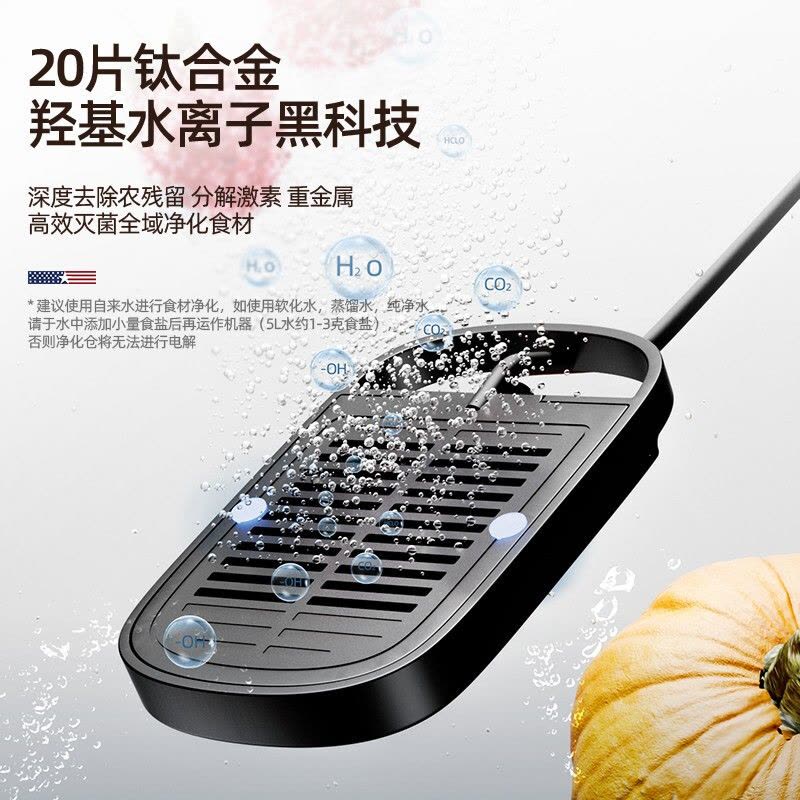 迈卡罗(MACAIIROOS)MC-QX113果蔬清洗机家用壁挂洗菜机食材净化机器图片