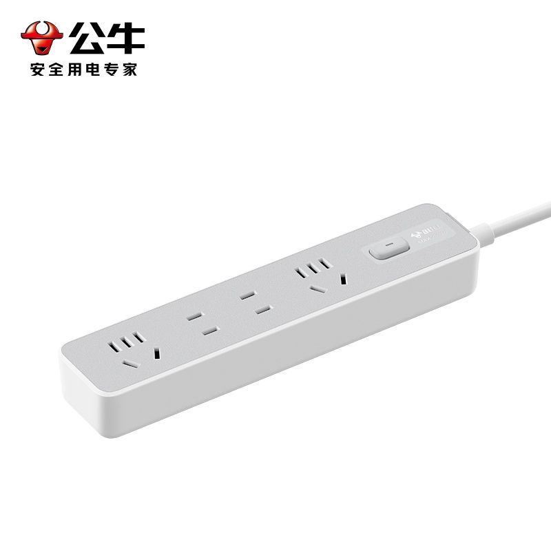 公牛(bull)GN-Z1221T全长1米四插位插座插排带线多功能家用拖接线板宿舍排插多孔位延长线插线板高清大图