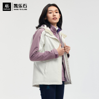 凯乐石KAILAS男女厚三合一冲锋衣抓绒内胆防水透气防风外套两件套