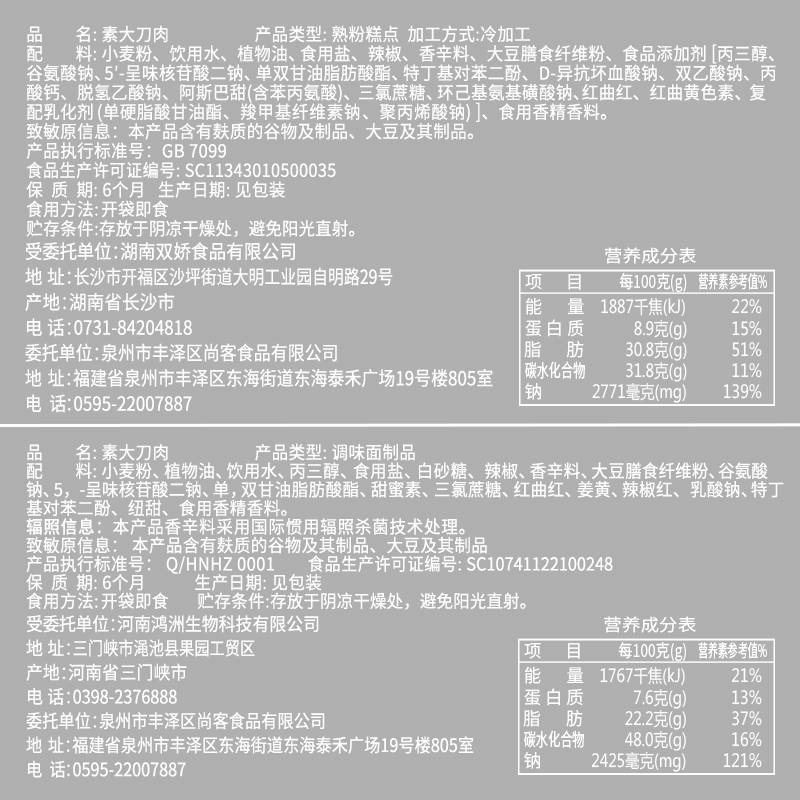 [满199减125元]比比赞素大刀肉辣条250g 8090后儿时怀旧休闲零食品麻辣豆干小吃网红大礼包