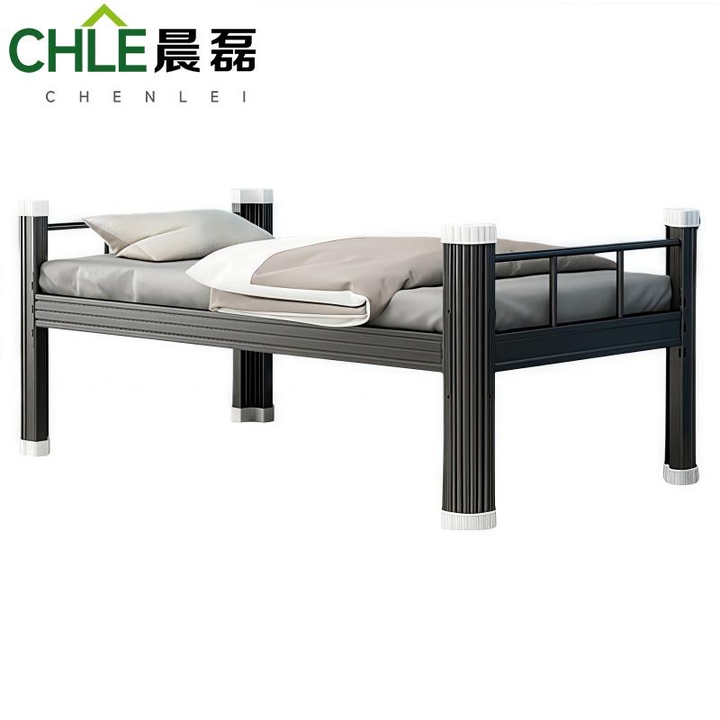 晨磊 钢制单人床 1.2m(床板+床垫) 套高清大图