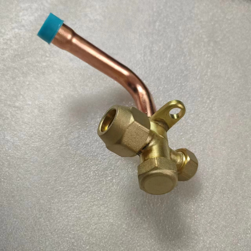 帮客材配 全新原件 空调外机截止阀 三通 低压弯管 4分弯管 12.7mm R410A变频 收前验货高清大图