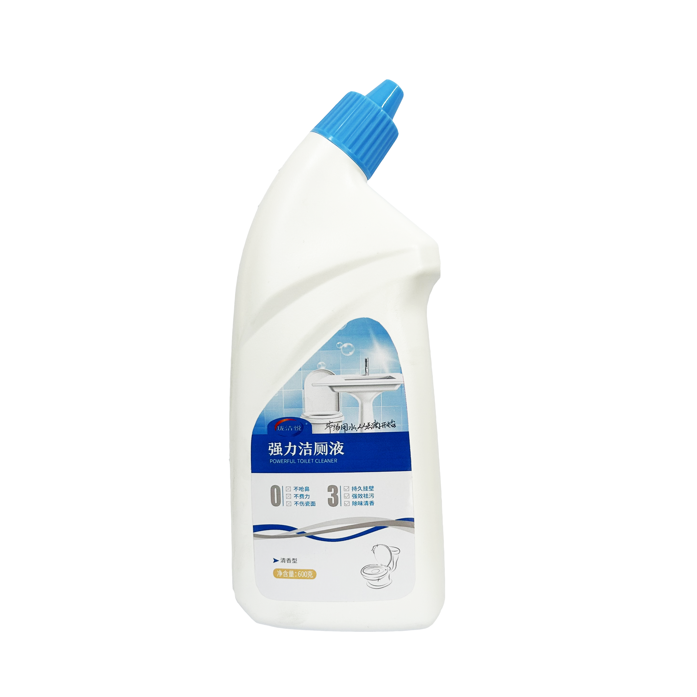 珑清悦 强力洁厕液 600克/瓶高清大图