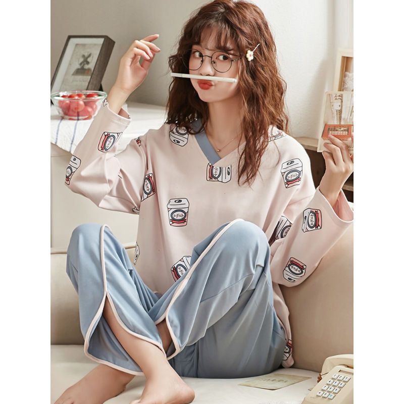 波迷娜(BOMINA)睡衣女少女卡通中学生新款女式服套装 PCX19044