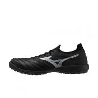 美津浓(Mizuno)综合训练鞋男足室内健身鞋轻量缓震透气耐磨人造革 Black_×_Silver 42.5