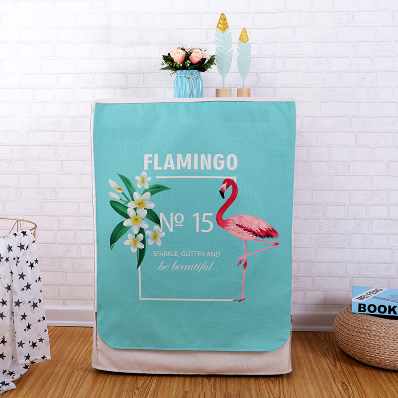 家柏饰(CORATED)滚筒洗衣机罩防水防晒防水罩防晒罩全自动通用罩子套子 熊先生 L码60*60*85cm高清大图