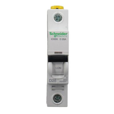 施耐德 小型断路器空气开关 iC65N 1P D25A A9F19125 A9F19420电工用品