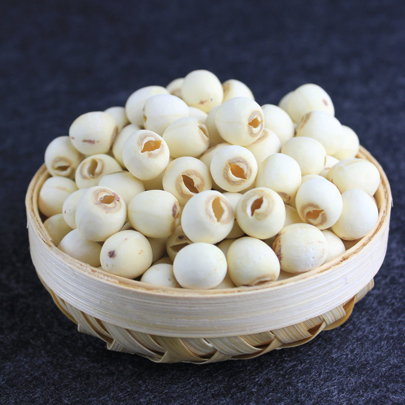 去芯白莲子250克|微山湖 莲子 干货 特级无硫 野生莲子 新鲜磨皮去芯