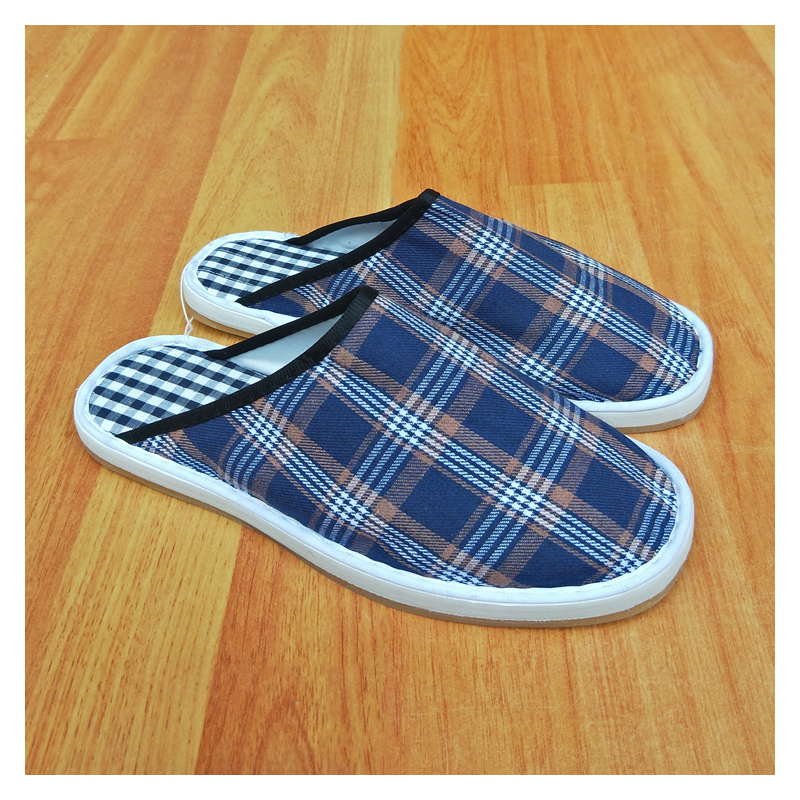 春季居家休闲男女手工布鞋室内外穿棉布牛筋防滑老北京包头单拖鞋拖鞋