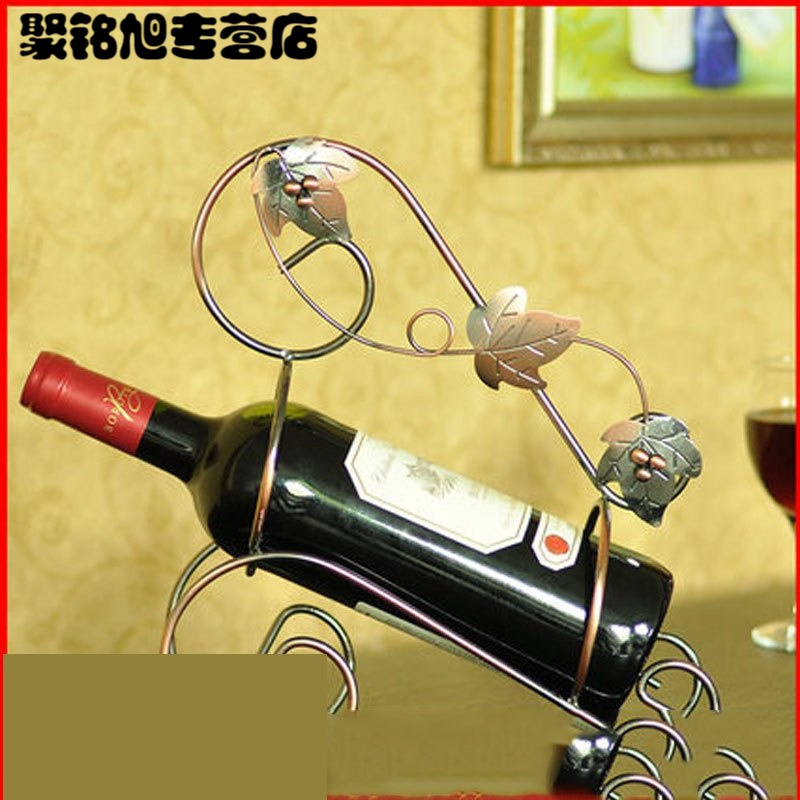 创意红酒架客厅家装工艺品酒柜装饰品摆件家居小摆设现代简约欧式家装建材及五金住宅家具架类酒架