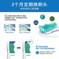 飞利浦（Philips）电动牙刷头HX6021/05 一支装清洁迷你型 适配HX6730/HX6511等型号