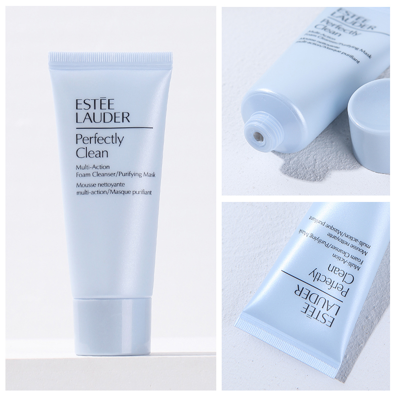 esteelauder雅诗兰黛净滢柔肤洁面乳卸妆乳30ml4支