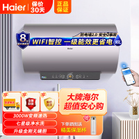 Haier/海尔电热水器80升3D聚能速热6倍增容APP控制七星级净水洗一级能效家用TY5