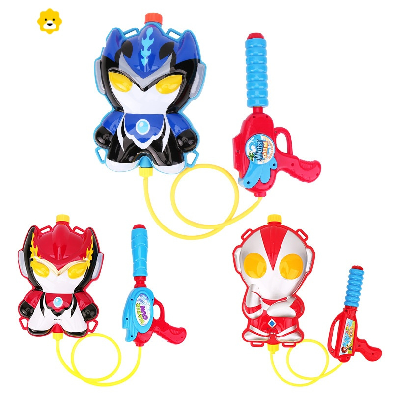 真智力儿童喷水枪卡通背包式抽拉式恐龙呲男少女的玩具