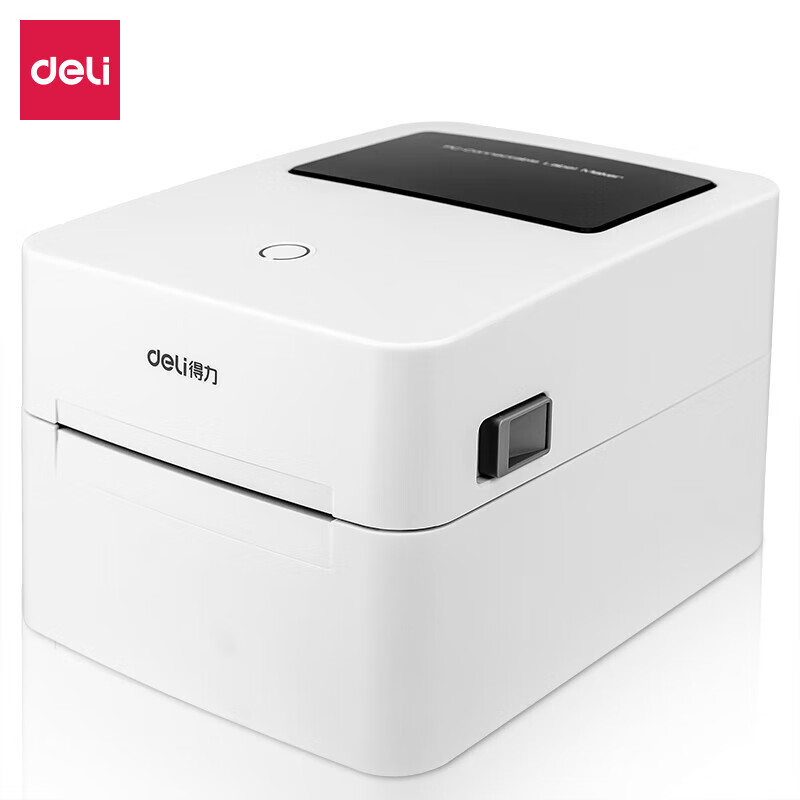 得力(deli)DL-740C(NEW)热敏标签打印机 203dpi 150mm/s 快速高清打印适用于电商零售行业
