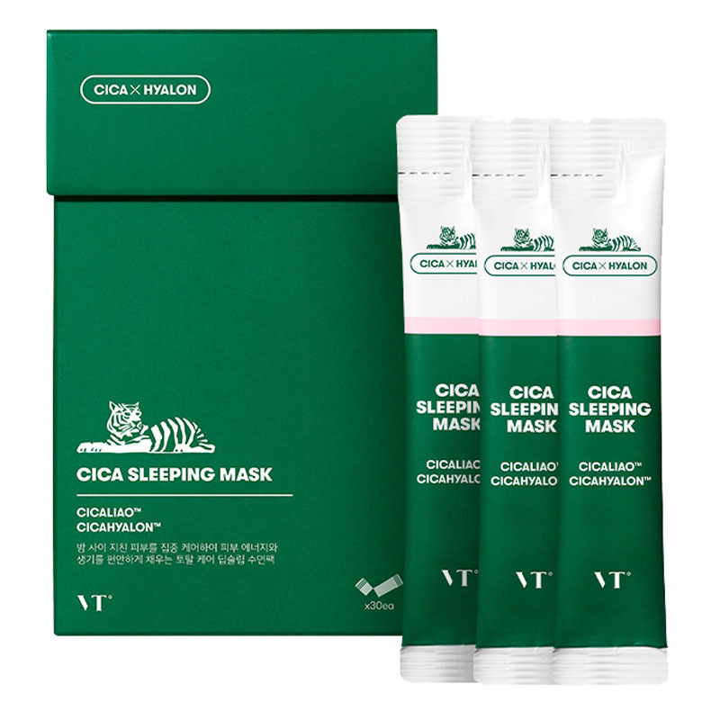 Vt面膜 海外直邮品质保障 Vt老虎睡眠面膜女收缩毛孔补水保湿韩国正品绿水鬼修护 价格图片品牌报价 苏宁易购万运国际海外专营店