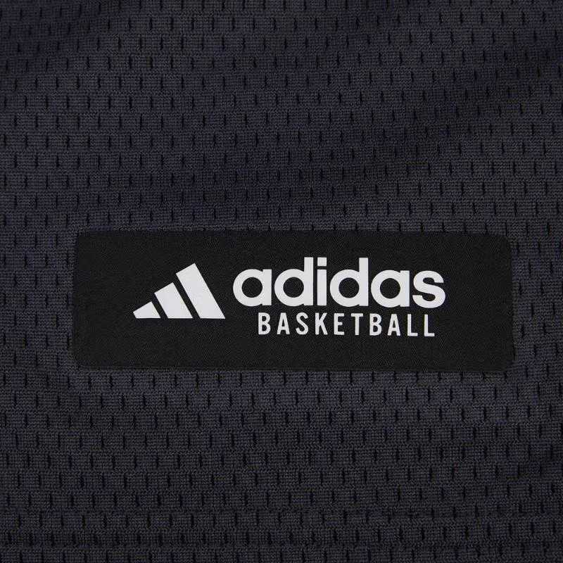 adidas legends shorts 纯色logo标识篮球运动短裤 男款 碳黑 il2275