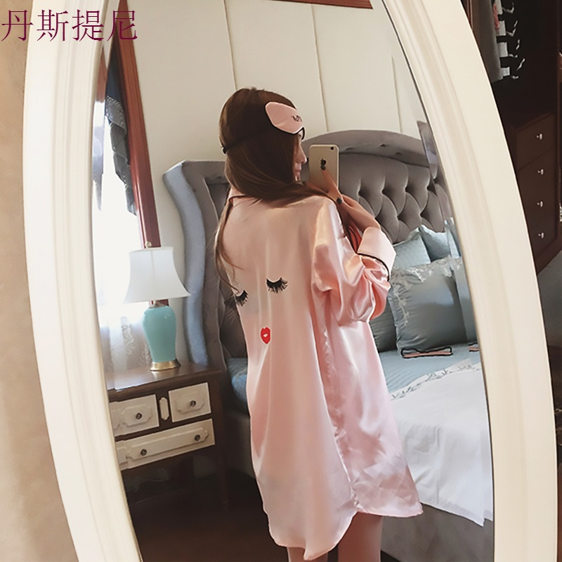 睡衣女夏套装带短袖性感两件套夏季春秋夏天冰丝小胸薄款三件套