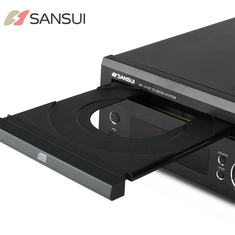 山水(SANSUI)MC-1515C 无线蓝牙纯CD组合迷你HIFI桌面台式音响音箱