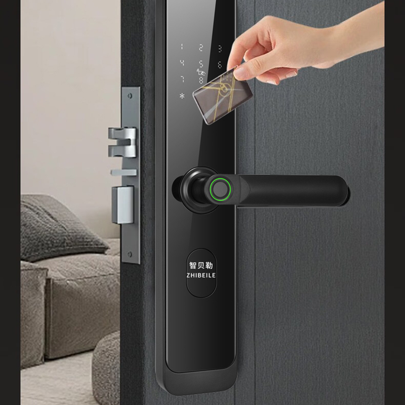 智贝勒V1把手指纹一握开 家用民宿 智能锁