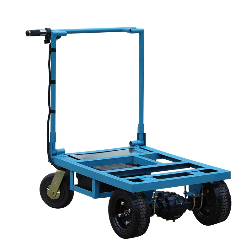 电动手推车搬运车拉瓷砖专用平板车进电梯可折叠古达四轮拉货车载重王