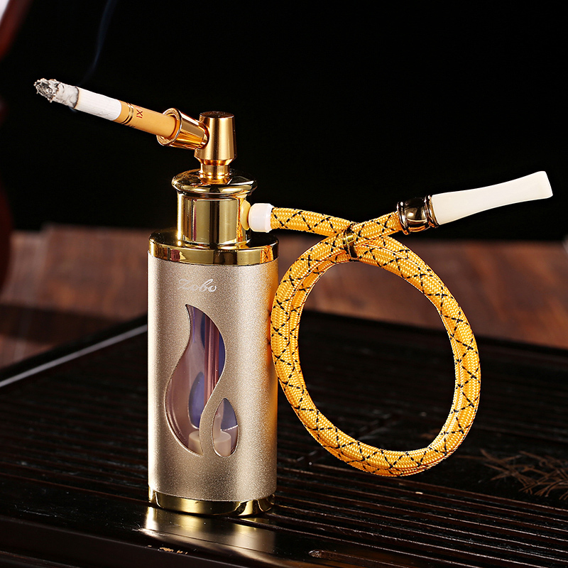 zobo正牌水烟壶水烟斗水烟袋水烟筒双重过滤烟壶卷烟烟嘴过滤器净烟器