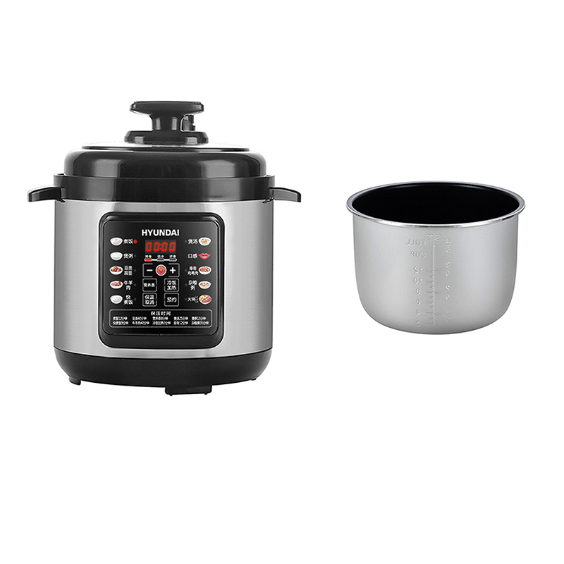 HYUNDAI电压力锅 6L QT-X1-60-B-D高清大图