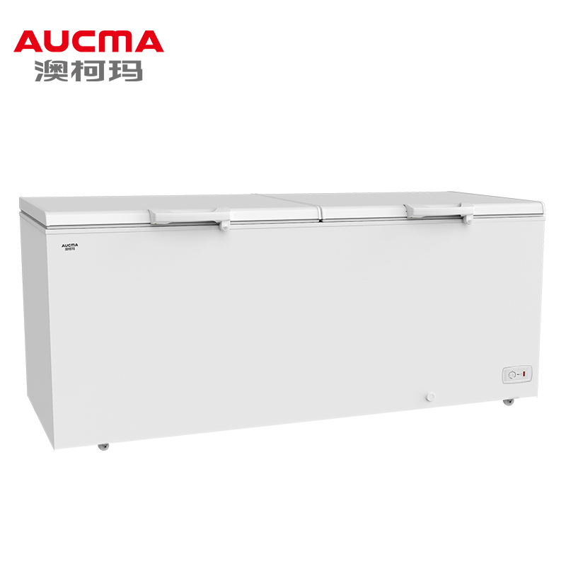 澳柯玛(AUCMA)商用卧式茶叶大容量冰柜 冷藏冷冻转换顶盖门 批发雪糕冷柜低温-26℃ BC/BD-828SNA