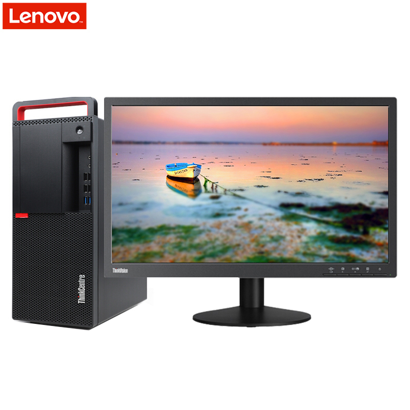 联想(Lenovo)ThinkCentre M720t 全新九代 商务办公台式机电脑 27英寸屏定制(Intel i3-9100 8GB 1TB 集显 无光驱)商用办公 企业采购