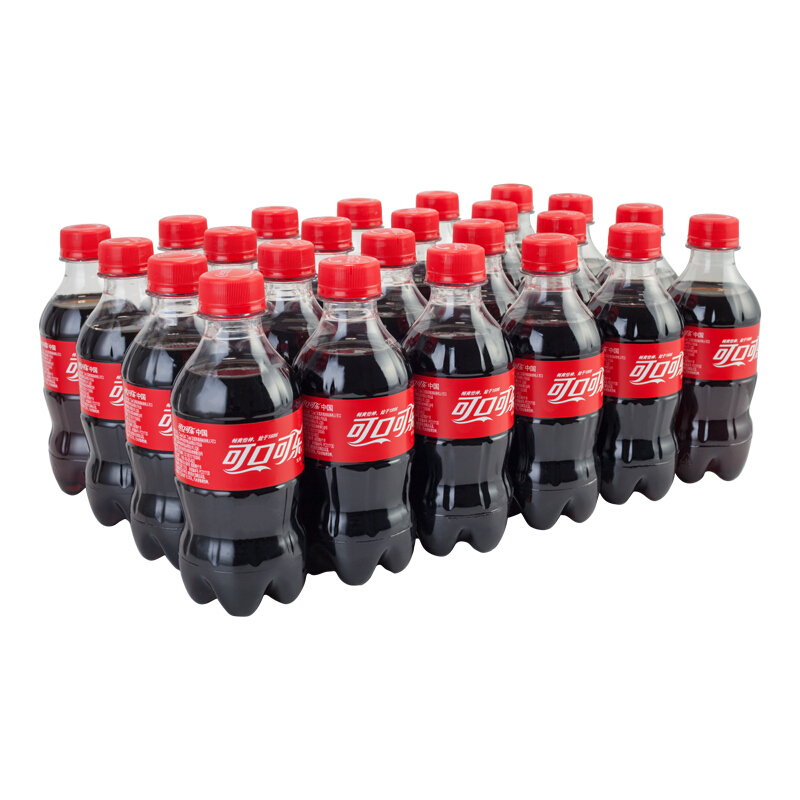 可口可乐( CocaCola )汽水 碳酸饮料 300ml*24瓶 整箱装