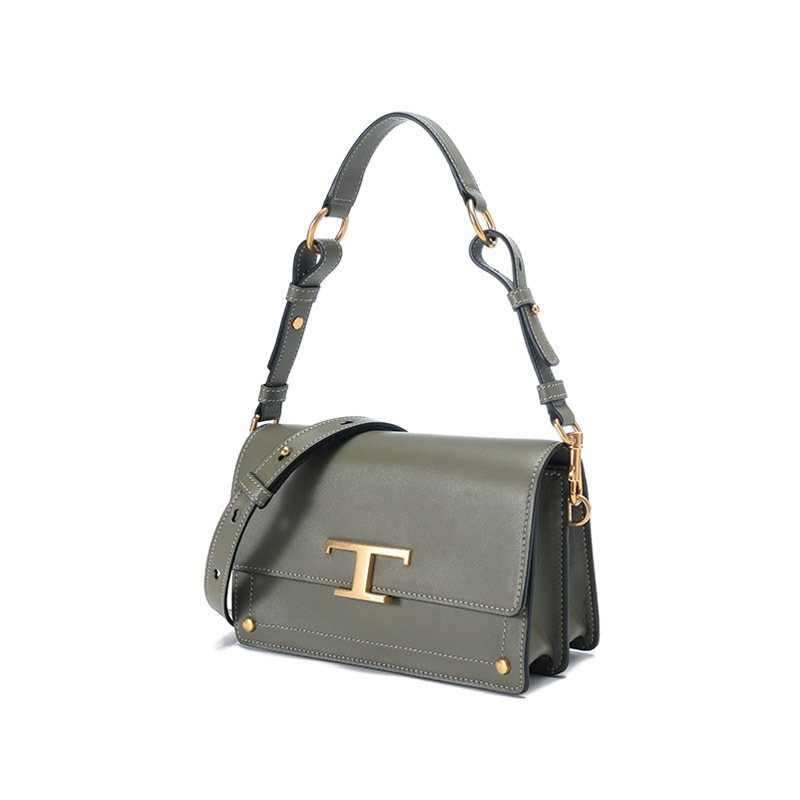 托德斯tods女士牛皮革t形饰扣手提单肩斜挎包迷你款xbwtsin0100ror