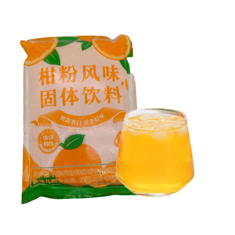 秦川印象柑粉风味固体饮料300g/袋高清大图