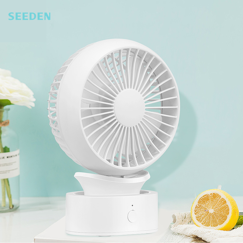 西点(SEEDEN)电风扇 MINI888 USB充电 3档 正常风 台式学生扇 5W 小风扇 台扇 便携迷你 手持扇