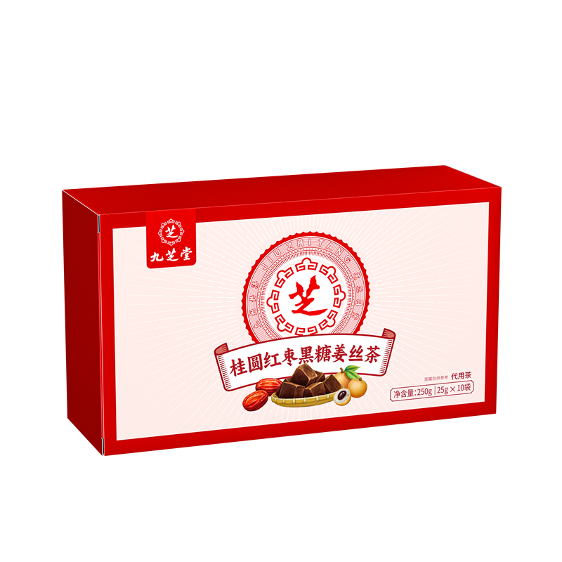 九芝堂桂圆红枣黑糖姜丝茶250g(25gx10袋)2751