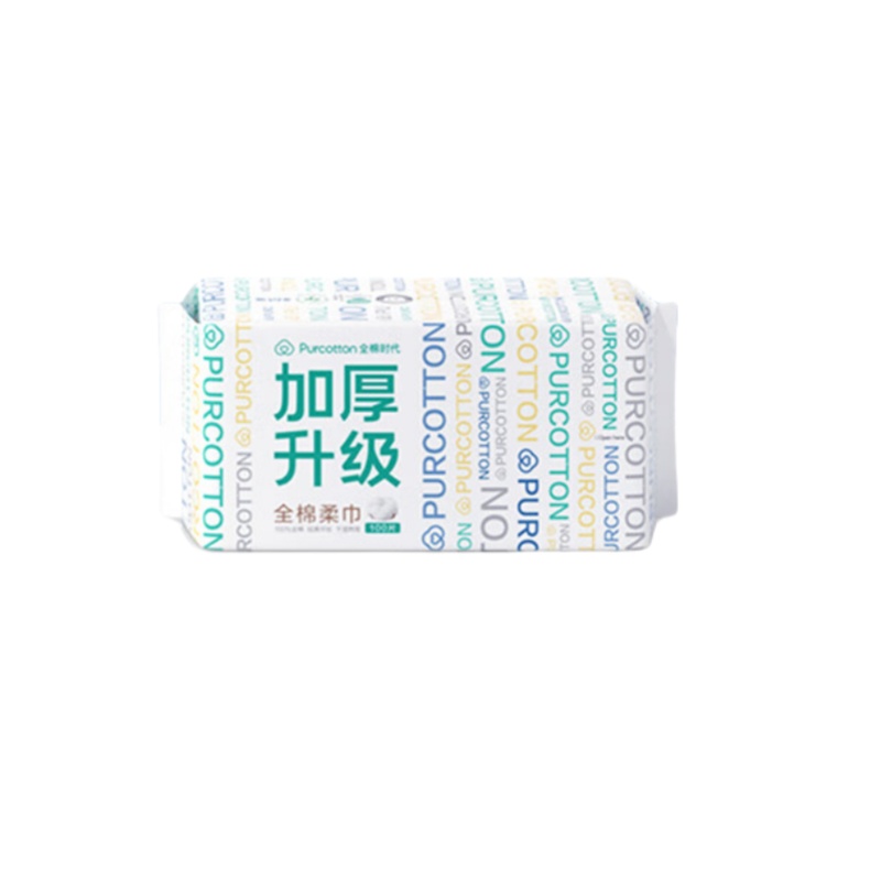 全棉时代一次性抹布纸浆材质4只装组合装家用清洁吸水耐用便携设计