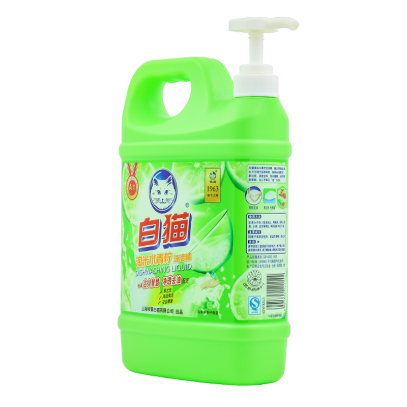 白猫 淘米水青柠 洗洁精 1.35kg（单位：瓶）