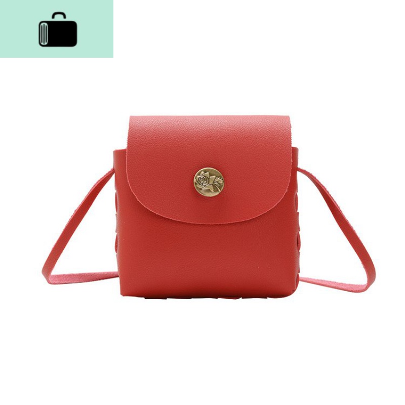 儿童可爱小包包公主宝宝时尚迷你小挎萌女童斜挎包女孩小孩零钱包NEWLAKE 红色