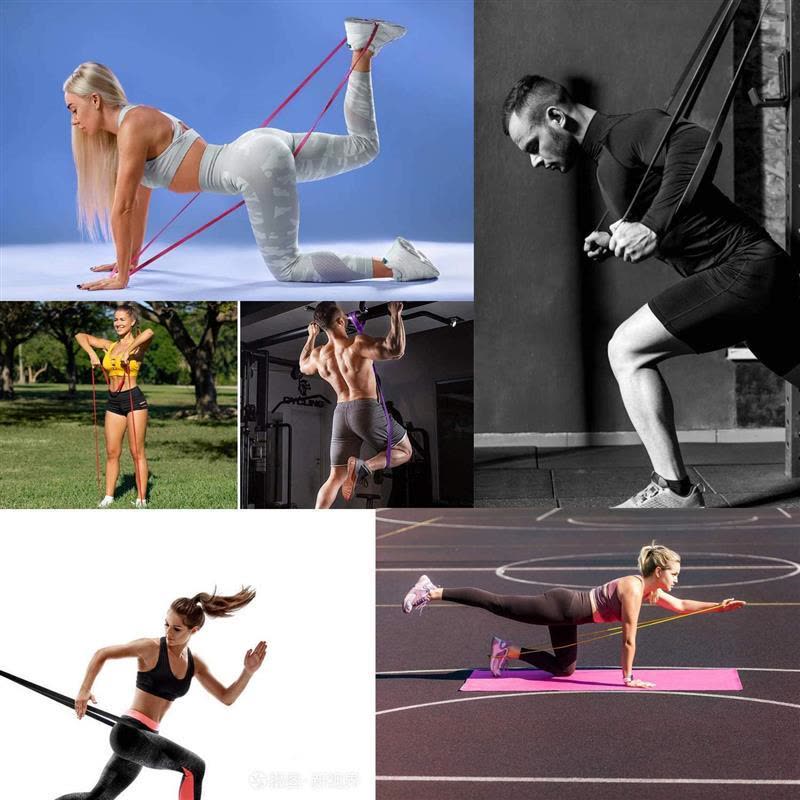 弹力带阻力带健身男力量训练弹力绳男女瑜伽拉力带引体向上辅助带图片
