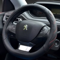 标致专用新款308 2008 4008 5008 307 301汽车真皮方向盘套四季