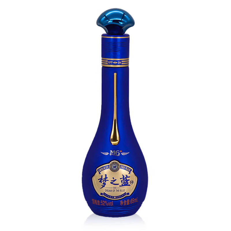洋河 梦之蓝M6+小酒 52度65ml*2瓶 双支礼盒 带品鉴非卖 日期随机高清大图