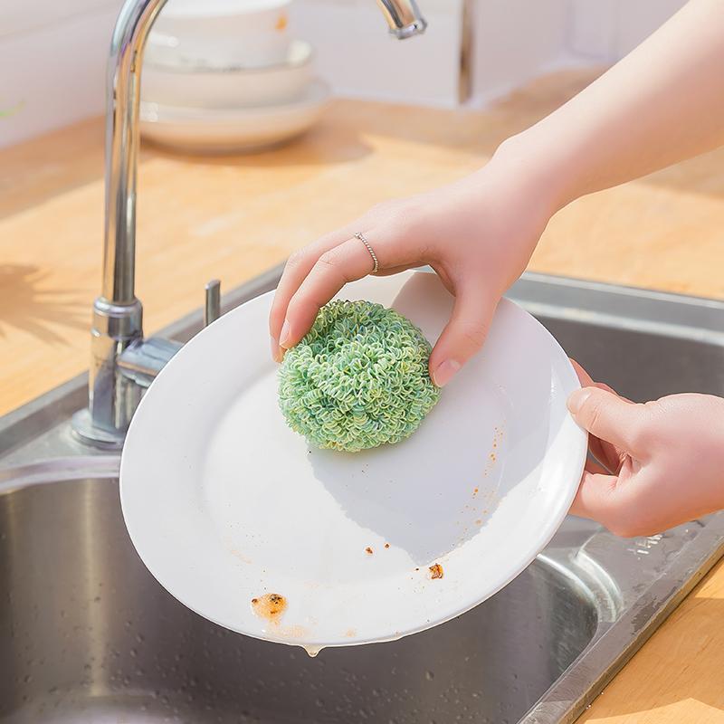 钢丝球纳米植萃清洁球e936厨房洗碗家用刷锅清洁球