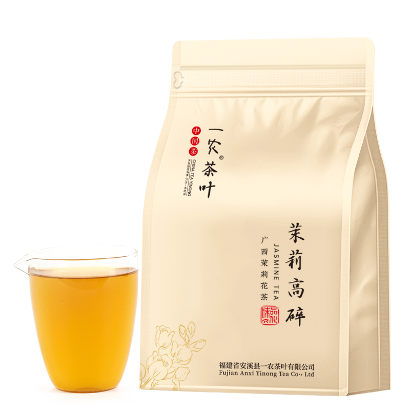 一农茶叶茉莉花茶高碎250g袋装 花香浓郁