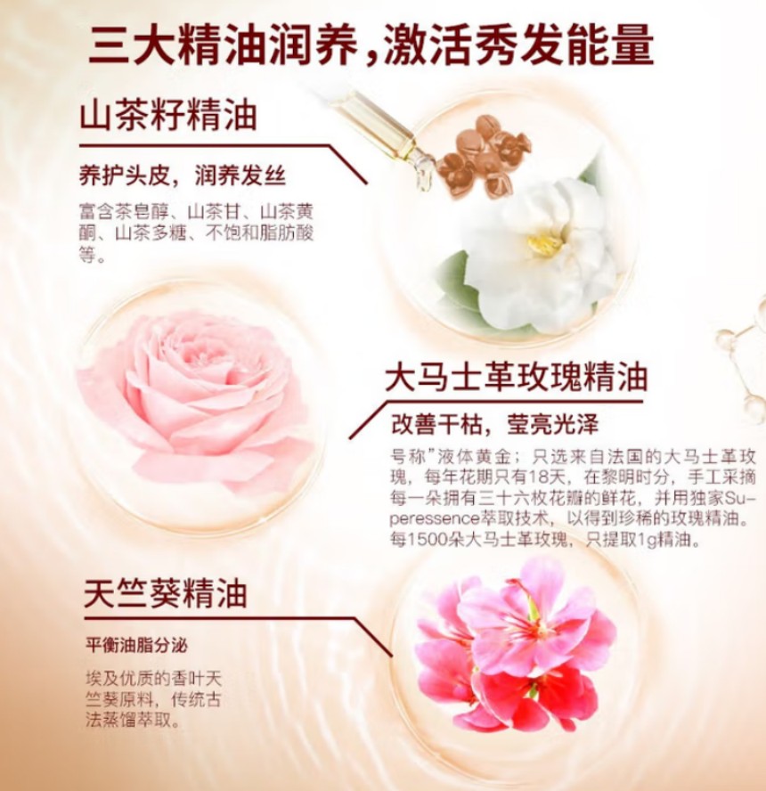 舒蕾 山茶花莹亮滋养去屑洗发露800ml 12瓶高清大图